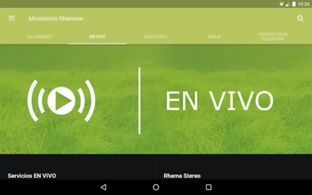 Ministerios Ebenezer android App screenshot 1