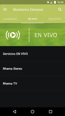 Ministerios Ebenezer android App screenshot 7