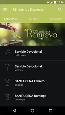 Ministerios Ebenezer android App screenshot 8